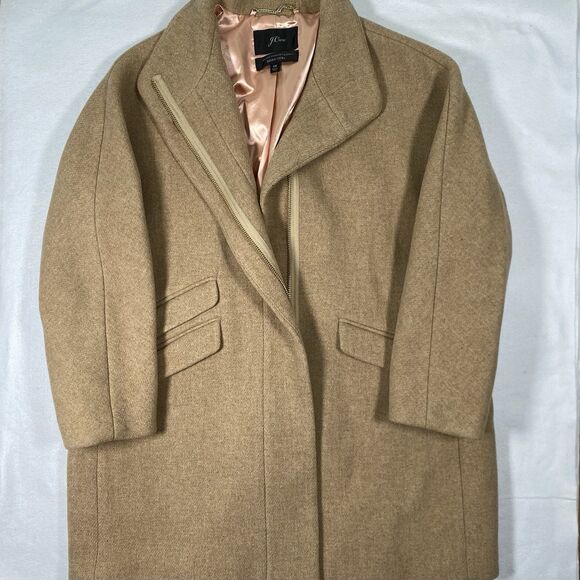 J. CREW Nello Gori Plus Size 20 Cocoon Coat in Italian Stadium-Cloth Wool Blend - Picture 2 of 14